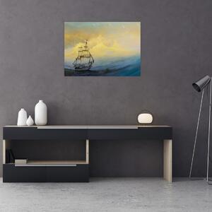 Slika - Slikani brodovi na moru (70x50 cm)