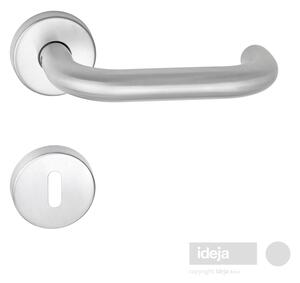 Kvaka Real inox brušeni <span>rozeta za ključ, cilindar ili wc</span> Ključ