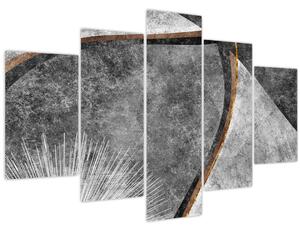 Slika - Apstrakcija u betonu (150x105 cm)