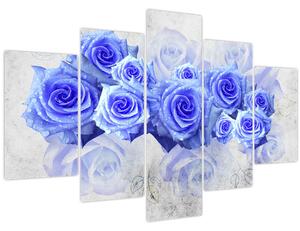 Slika - Plave ruže (150x105 cm)