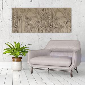 Slika - Obrisi biljaka (120x50 cm)