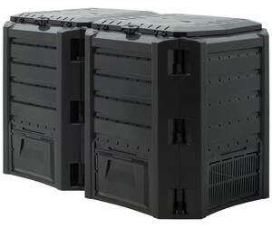 Vrtni komposter COMPOGREEN, 800 l, crna Prosperplast