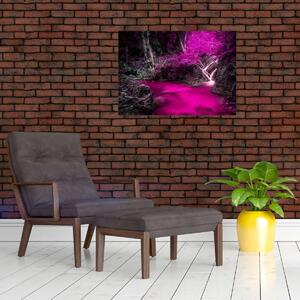Slika - Ružičasta šuma (70x50 cm)