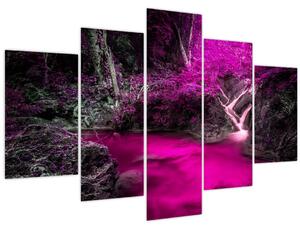 Slika - Ružičasta šuma (150x105 cm)