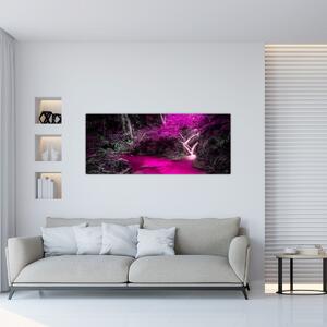 Slika - Ružičasta šuma (120x50 cm)