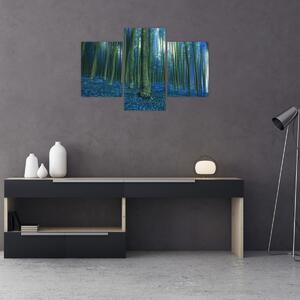 Slika - Plava šuma (90x60 cm)