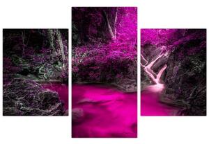 Slika - Ružičasta šuma (90x60 cm)