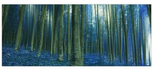 Slika - Plava šuma (120x50 cm)