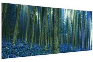 Slika - Plava šuma (120x50 cm)