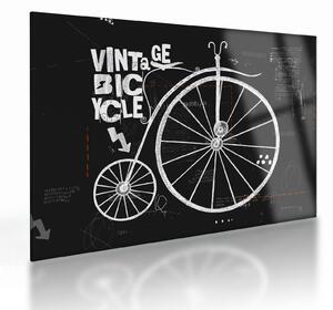 Staklena slika - Velocipede (70x50 cm)