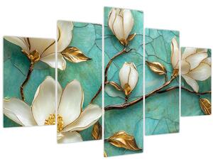 Slika - 3D magnolije (150x105 cm)
