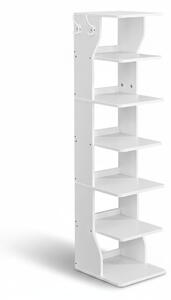 Stalak za cipele CINDY, 6 razina, 30x26,4x110,4 cm, bijela Vasagle