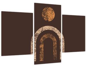 Slika - Narančasti lukovi N⁰1 (90x60 cm)