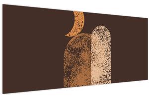 Slika - Narančasti lukovi N⁰2 (120x50 cm)