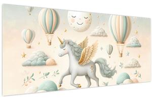 Slika - Sretni jednorog (120x50 cm)
