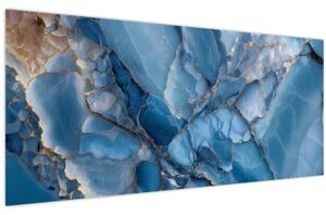 Slika - Plavi razvedeni mramor (120x50 cm)