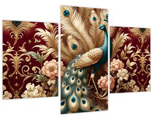 Slika – Elegantni paun (90x60 cm)
