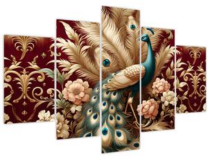 Slika – Elegantni paun (150x105 cm)