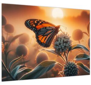 Slika – Leptir u zalazećem suncu (70x50 cm)