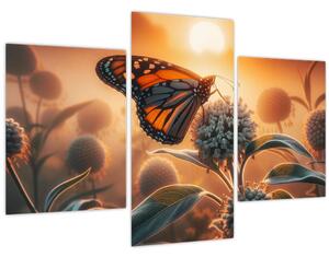 Slika – Leptir u zalazećem suncu (90x60 cm)