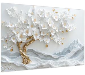 Slika – 3D elegantno drvo života (90x60 cm)