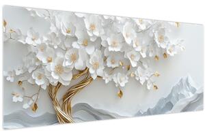 Slika – 3D elegantno drvo života (120x50 cm)