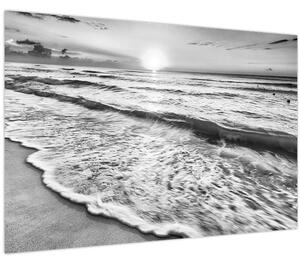 Slika - Zalazak sunca uz more (90x60 cm)