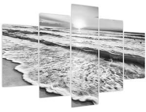 Slika - Zalazak sunca uz more (150x105 cm)