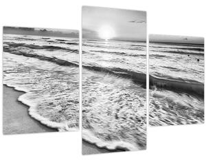 Slika - Zalazak sunca uz more (90x60 cm)