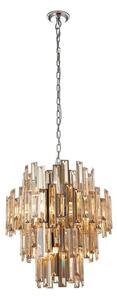 Endon 72744 - Luster VIVIANA 12xE14/40W/230V dimni kristalni na lancu