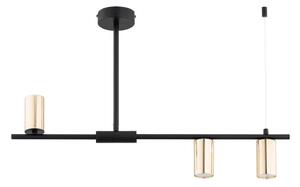 Viseći luster URANOS 3xGU10/10W/230V crna/zlatna