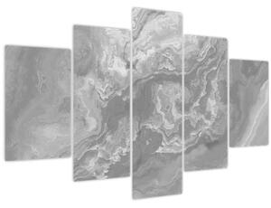 Slika - Mramor u crno-bijelom (150x105 cm)