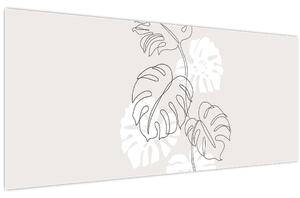 Slika - Linijska slika čudovišta N⁰3 (120x50 cm)