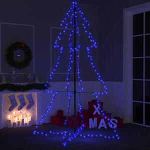 VidaXL Stožasto božićno drvce 240 LED unutarnje i vanjsko 118 x 180 cm