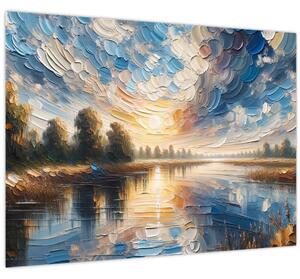 Slika - Slika sunca iznad vode (70x50 cm)