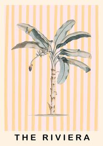 Ilustracija Pink and Yellow Palm Tree, Grace Digital Art Co