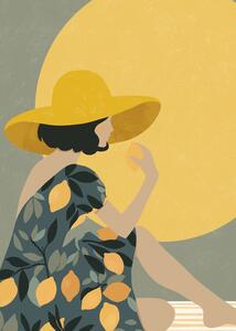 Ilustracija Lemon n the Sun, Katarzyna Gąsiorowska