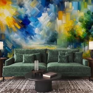 Foto tapeta - Apstraktni sunčani dan (147x102 cm)