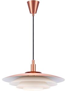 Nordlux - Luster na sajli BRETAGNE 1xG9/25W/230V rose gold