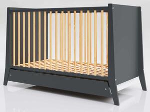 Dječji krevetić Cosmo 120x60 - antracit 120x60 cm krevet bez prostora za skladištenje
