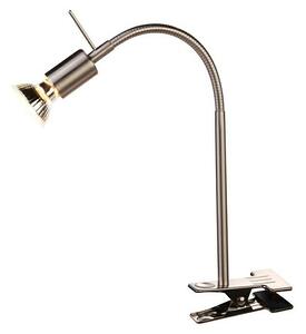 Globo LED stolna svjetiljka s hvataljkom (Š x V: 28 x 33 cm, 3 W, Mat nikal)