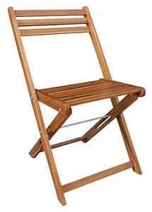 Sunfun Diana Vrtna stolica (Prirodno smeđe boje, Akacija, Preklopno)