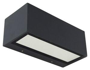 Lutec Vanjska zidna LED svjetiljka (20 W, 10,3 x 22 x 8,5 cm, Antracit, IP54)