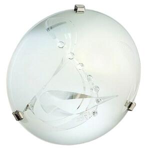 Ferotehna Stropna svjetiljka Serenity (60 W, D x Š x V: 300 x 300 x 80 mm, Prozirno, E27)