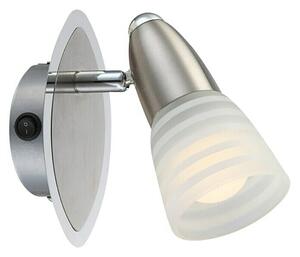 Globo Caleb LED zidna i stropna svjetiljka (4 W, Krom, Opal, Topla bijela, 1 Kom.)