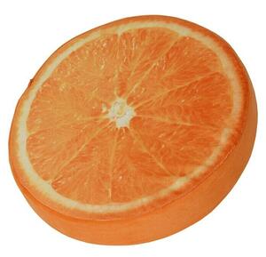 Doppler Jastuk za sjedenje, okrugli Naranča (Ø x V: 39 x 7 cm, Motiv: Narančaste boje, Poliester)