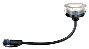 Paulmann Plug & Shine Vrtna LED spot svjetiljka Floor Eco (Promjer: 7 cm, 1,3 W, 24 V, IP65, Srebrne boje)