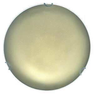 Ferotehna LED stropna svjetiljka Glass Diamond Sky (18 W, D x Š x V: 400 x 400 x 100 mm, Bijelo-zlatne boje, Topla bijela)