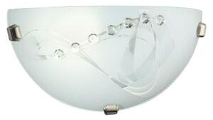 Ferotehna Zidna svjetiljka Serenity (60 W, D x Š x V: 300 x 80 x 150 mm, Bijela-prozirna, E27)