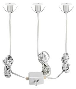 Eglo Set ugradbenih LED svjetiljki Chango (3 W, D x Š x V: 3,2 x 3,2 x 2,2 cm, Bijele boje, Topla bijela)